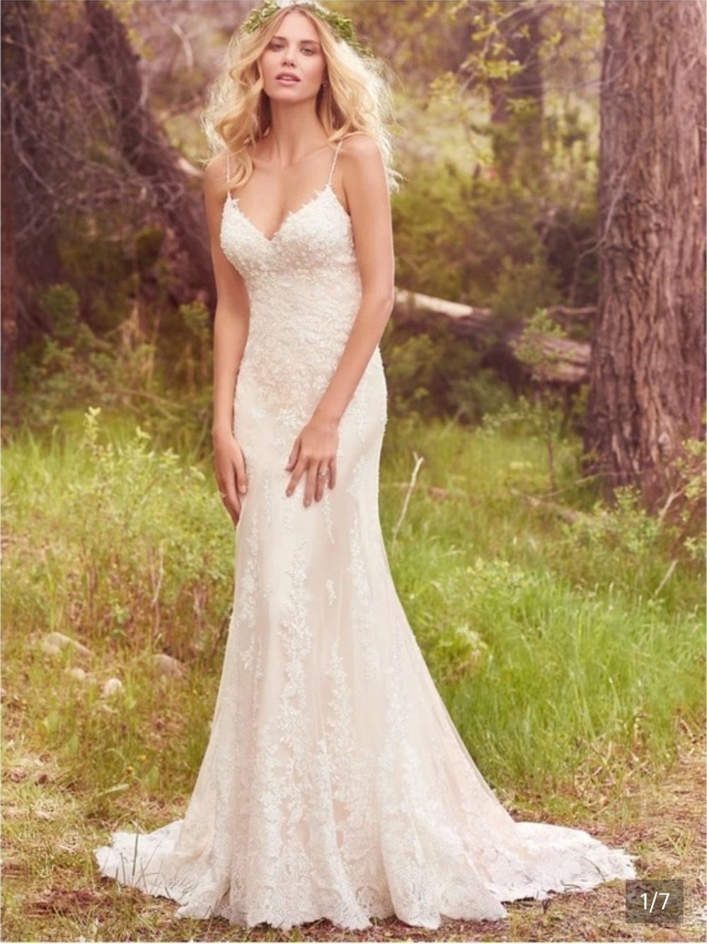 Maggie Sottero Nola Wedding Dress – Size 18 – With Stunning Beaded Belt